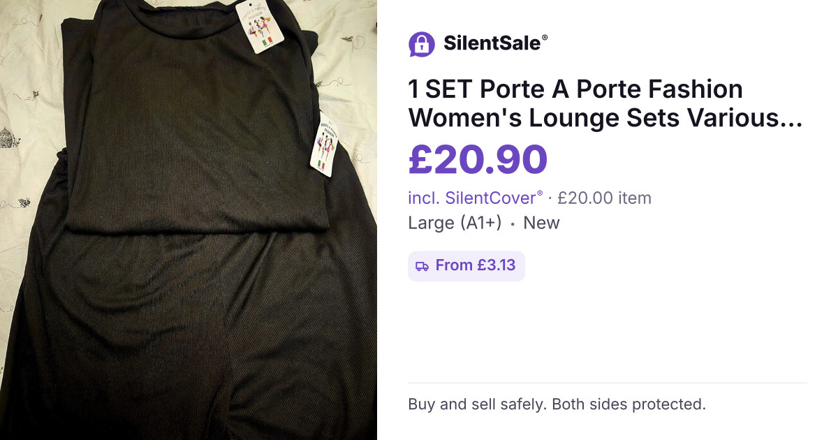 1 SET Porte A Porte Fashion Women's Lounge Sets Various Colours and Prints