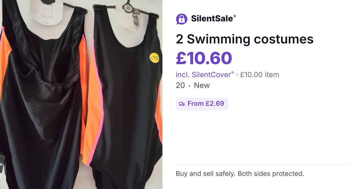 2 Swimming costumes 