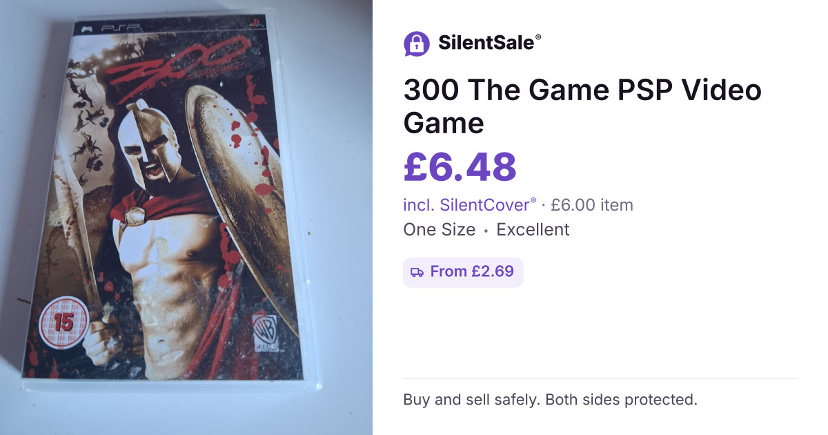 300 The Game PSP Video Game