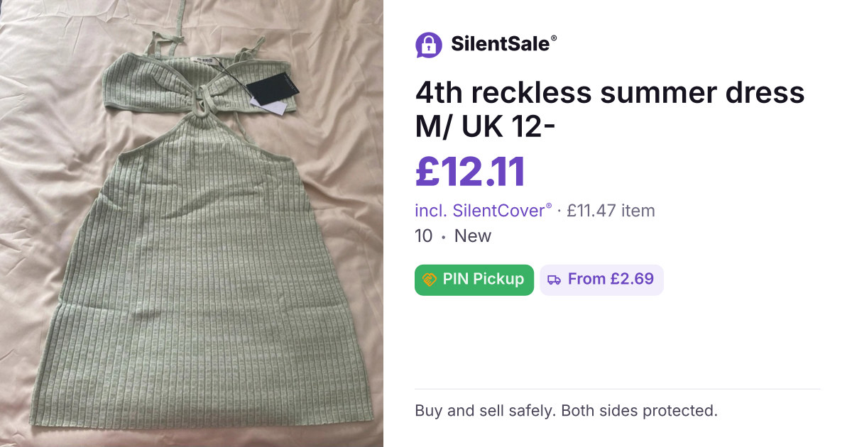 4th reckless summer dress M/ UK 12-
