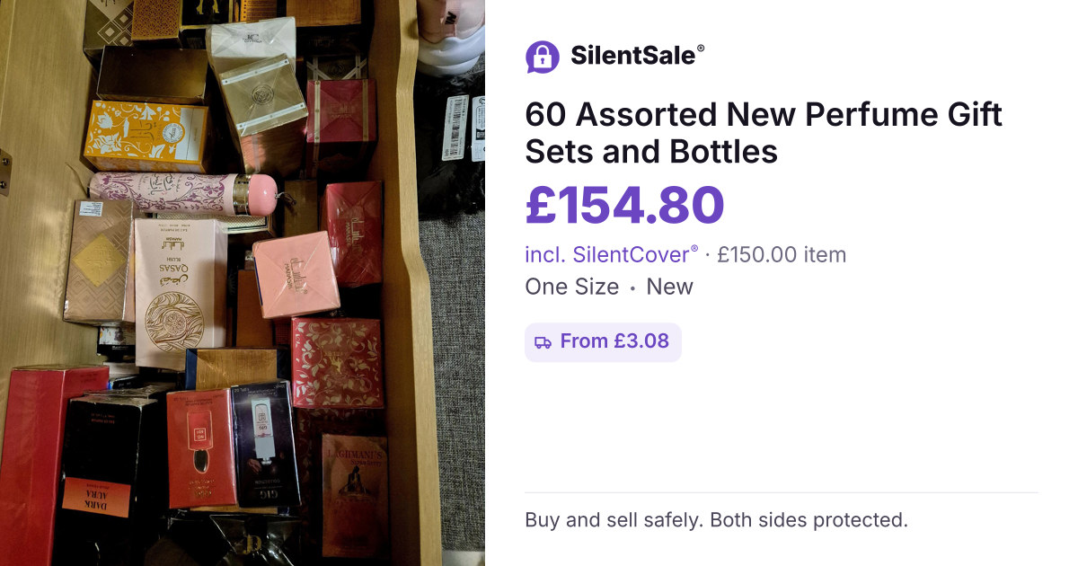 60 Assorted New Perfume Gift Sets and Bottles