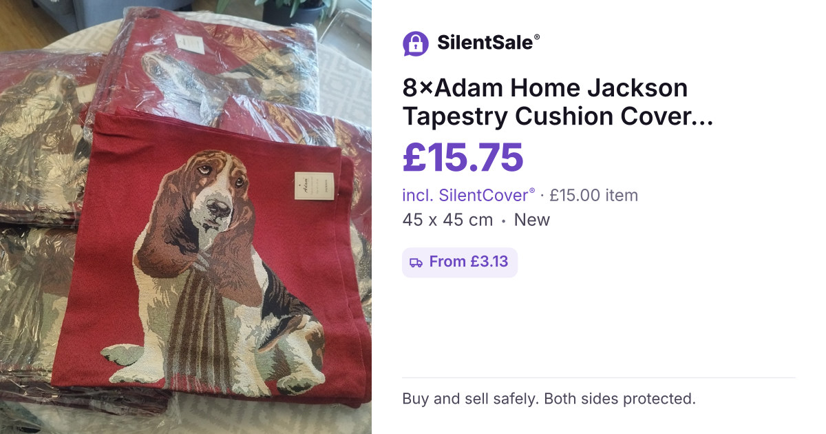 8×Adam Home Jackson Tapestry Cushion Cover 45x45 cm
