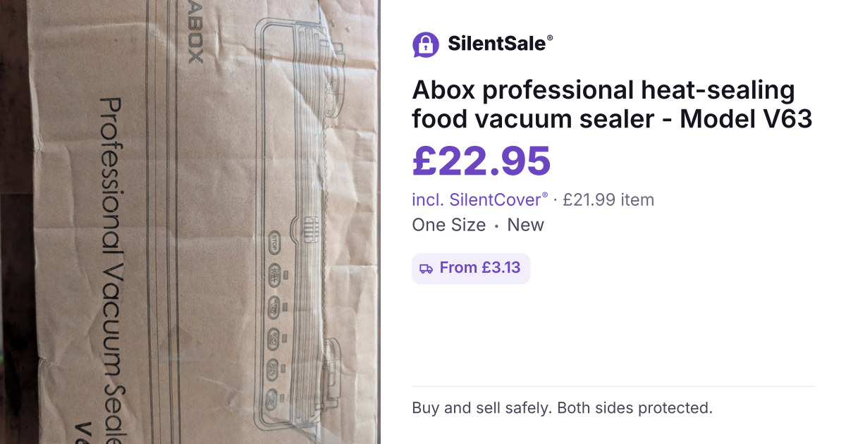 Abox professional heat-sealing food vacuum sealer - Model V63