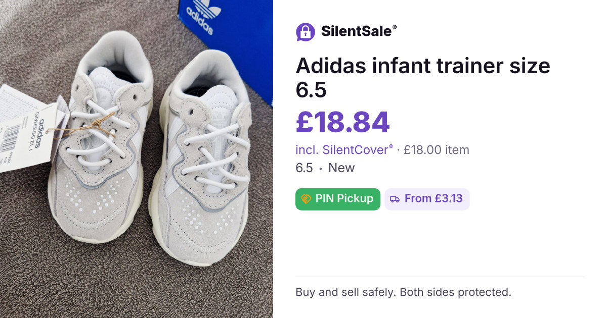 Adidas infant trainer size 6.5