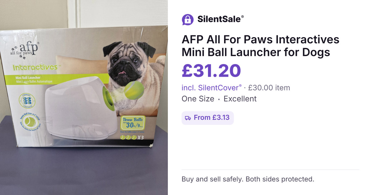 AFP All For Paws Interactives Mini Ball Launcher for Dogs