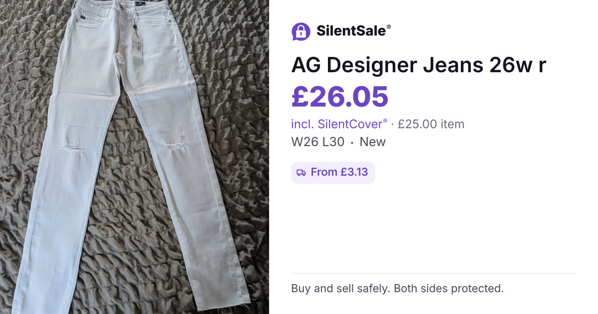 AG Designer Jeans 26w r