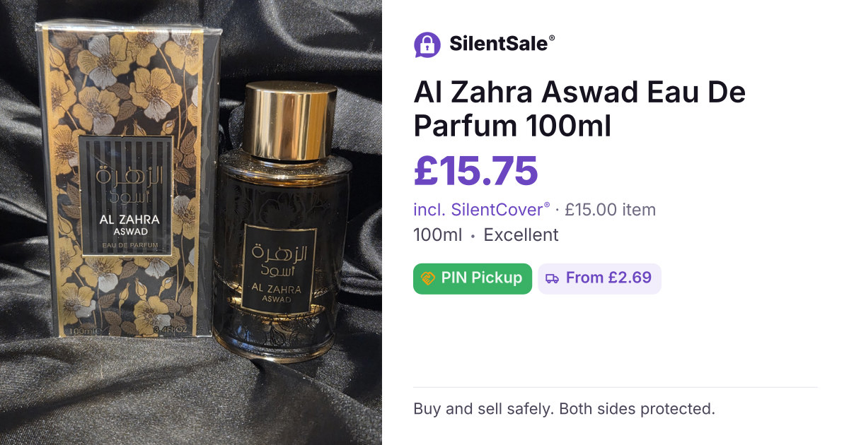 Al Zahra Aswad Eau De Parfum 100ml
