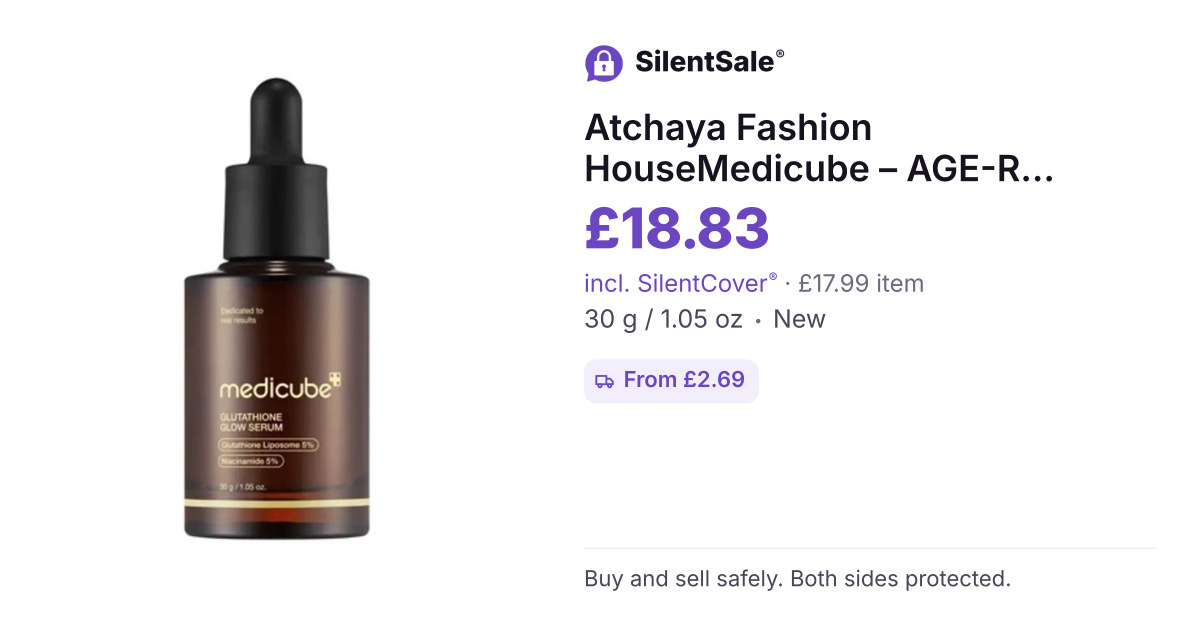 Atchaya Fashion HouseMedicube – AGE-R Glutathione Glow Serum – 30g