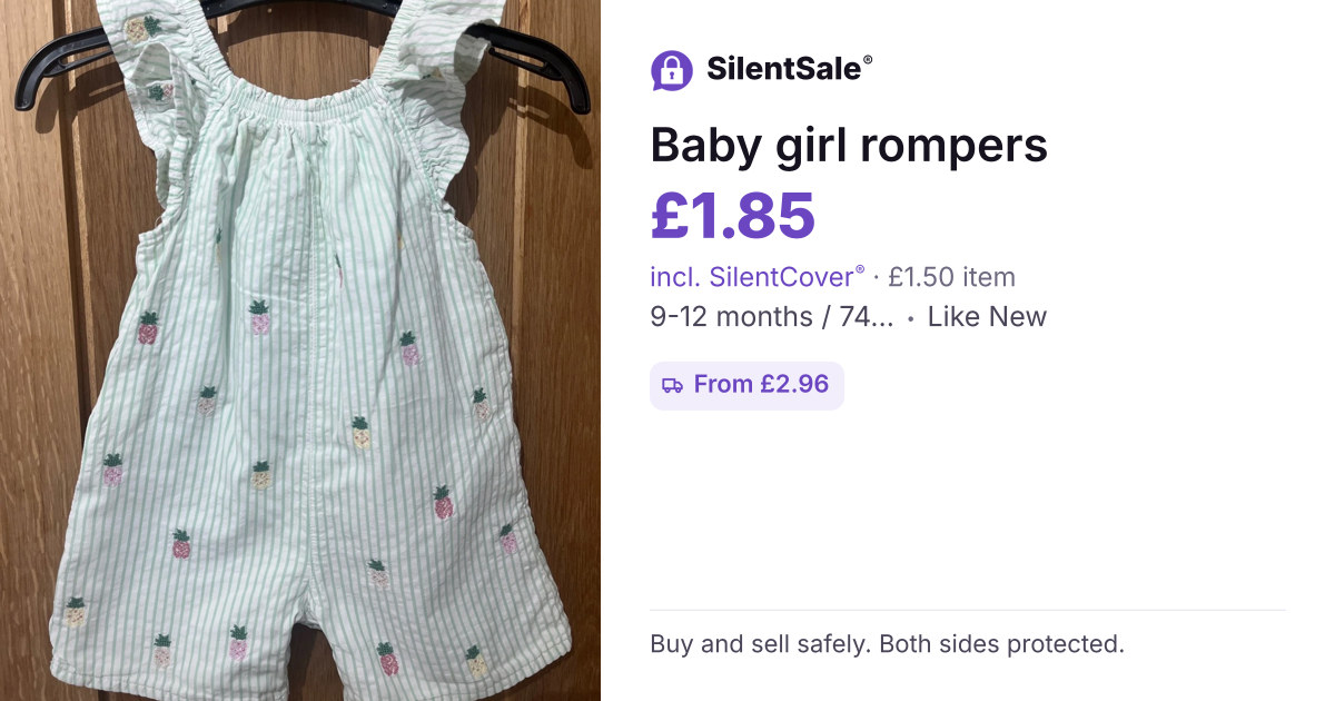 Baby girl rompers