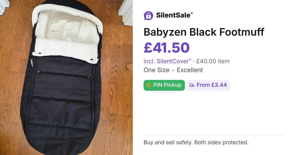 Babyzen Black Footmuff