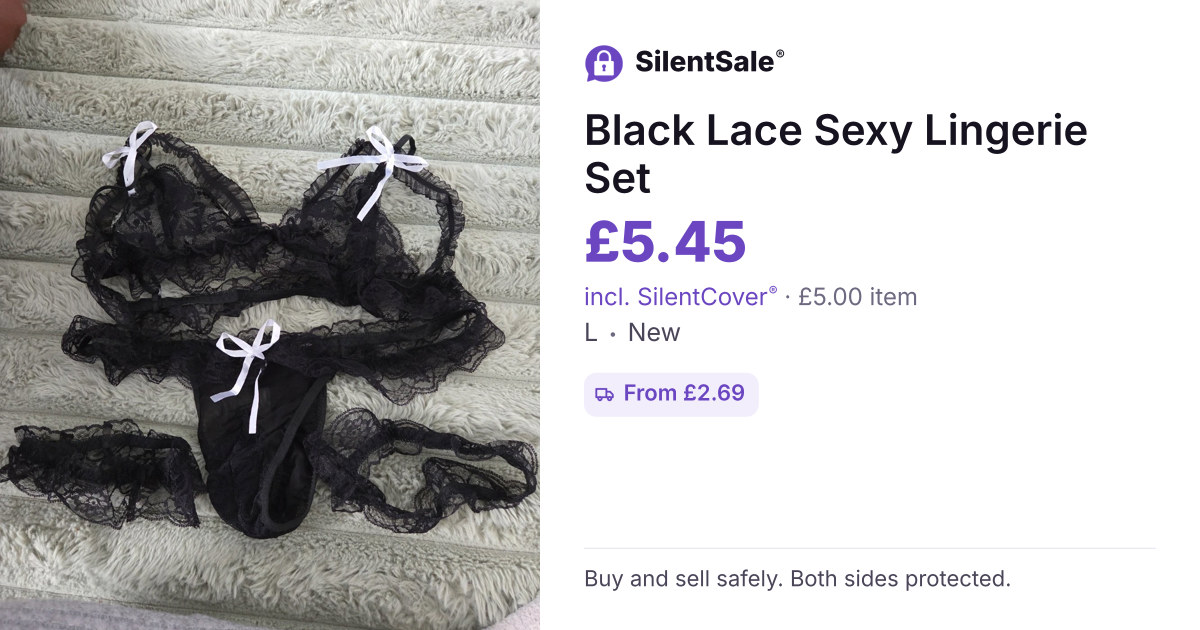 Black Lace Sexy Lingerie Set