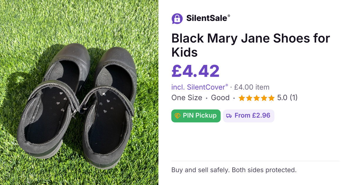 Black Mary Jane Shoes for Kids