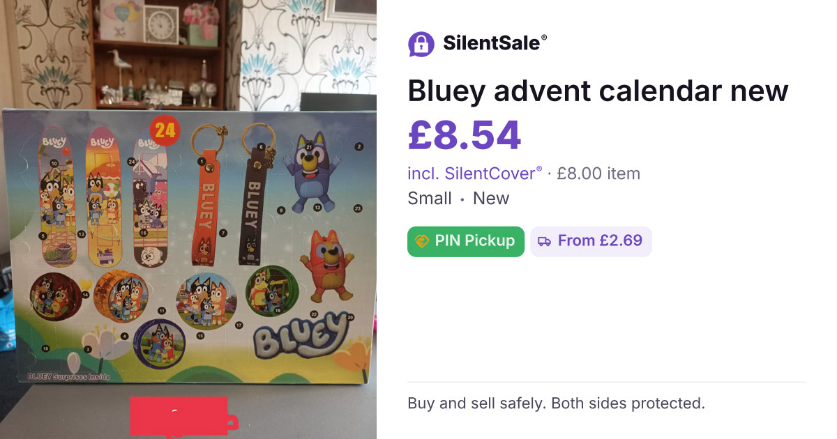 Bluey advent calendar new