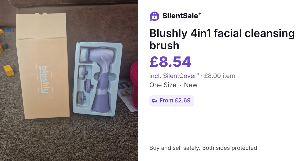 Blushly 4in1 facial cleansing brush