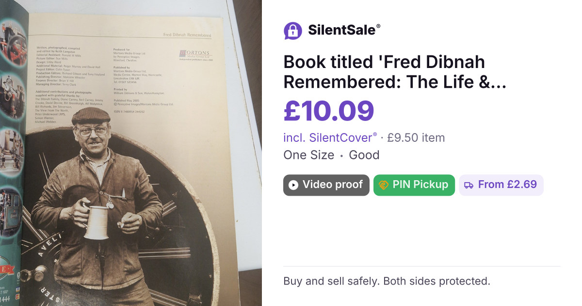 Book titled 'Fred Dibnah Remembered: The Life & Times of a Great Briton' by Keith Langston