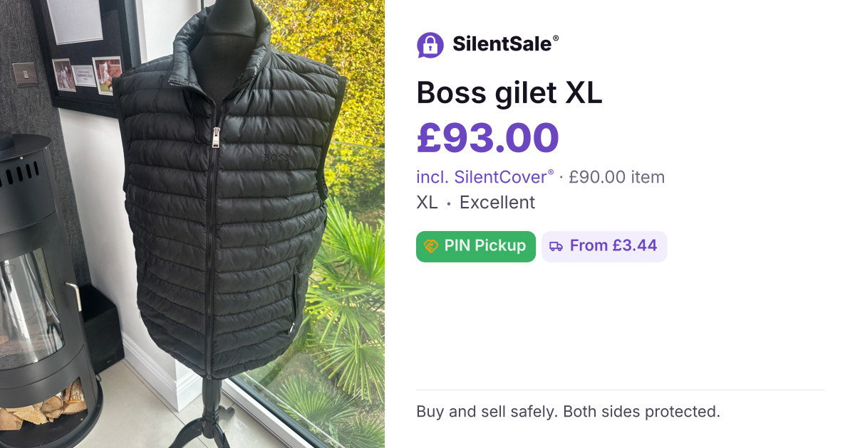 Boss gilet XL 