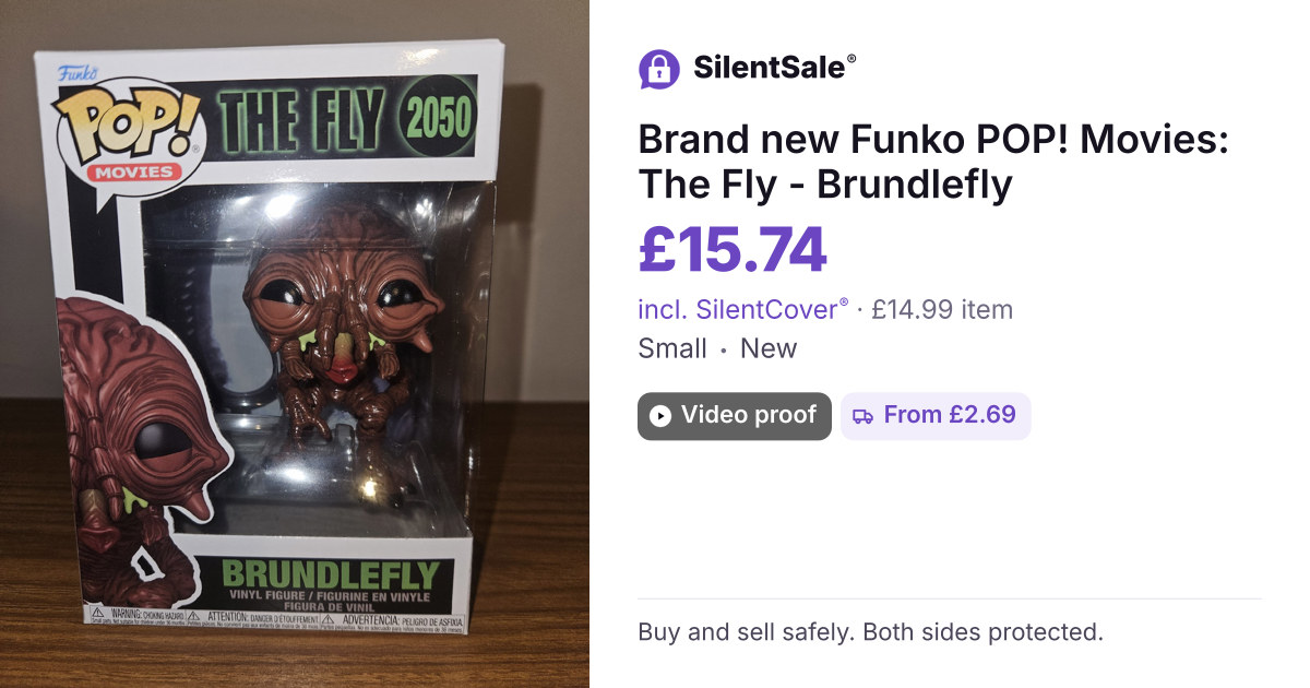 Brand new Funko POP! Movies: The Fly - Brundlefly
