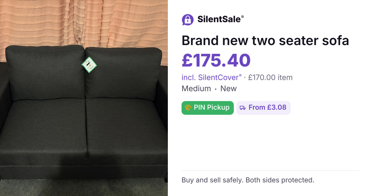 Brand new two seater sofa