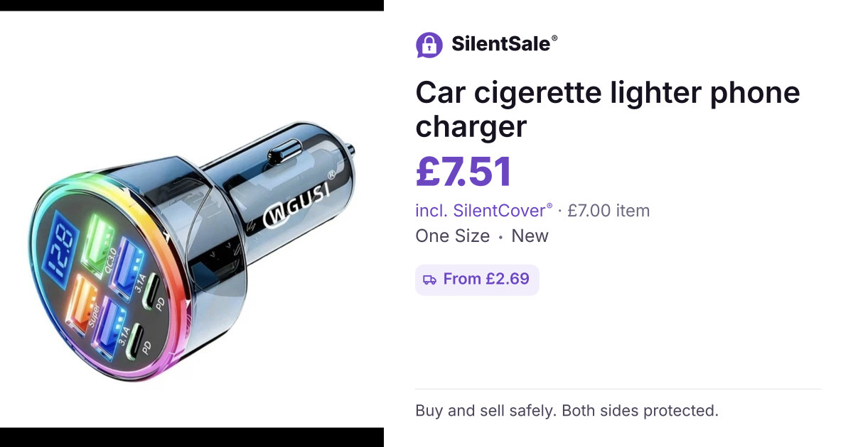 Car cigerette lighter phone charger