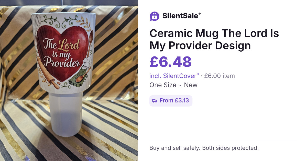 Ceramic Mug The Lord Is My Provider Design