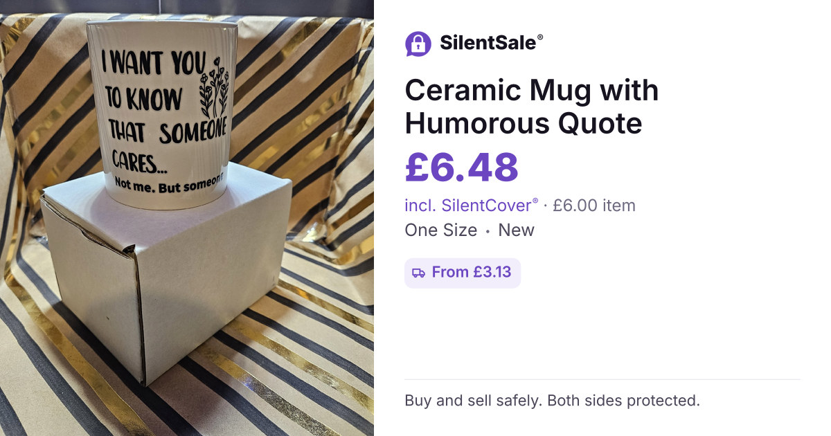 Ceramic Mug with Humorous Quote