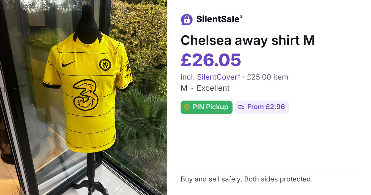 Chelsea away shirt M 