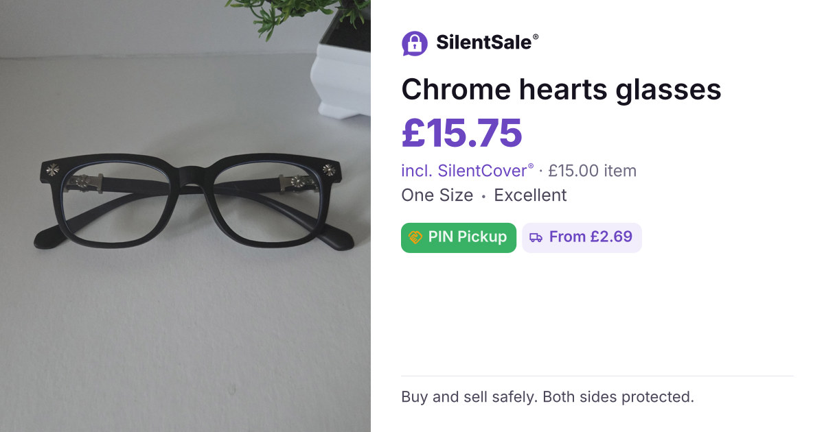 Chrome hearts glasses