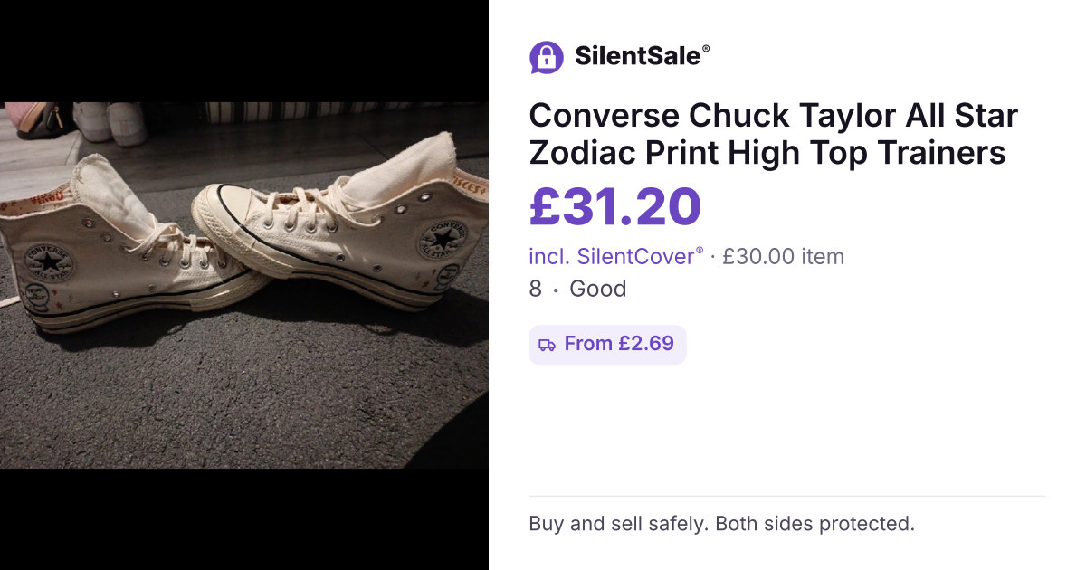 Converse Chuck Taylor All Star Zodiac Print High Top Trainers