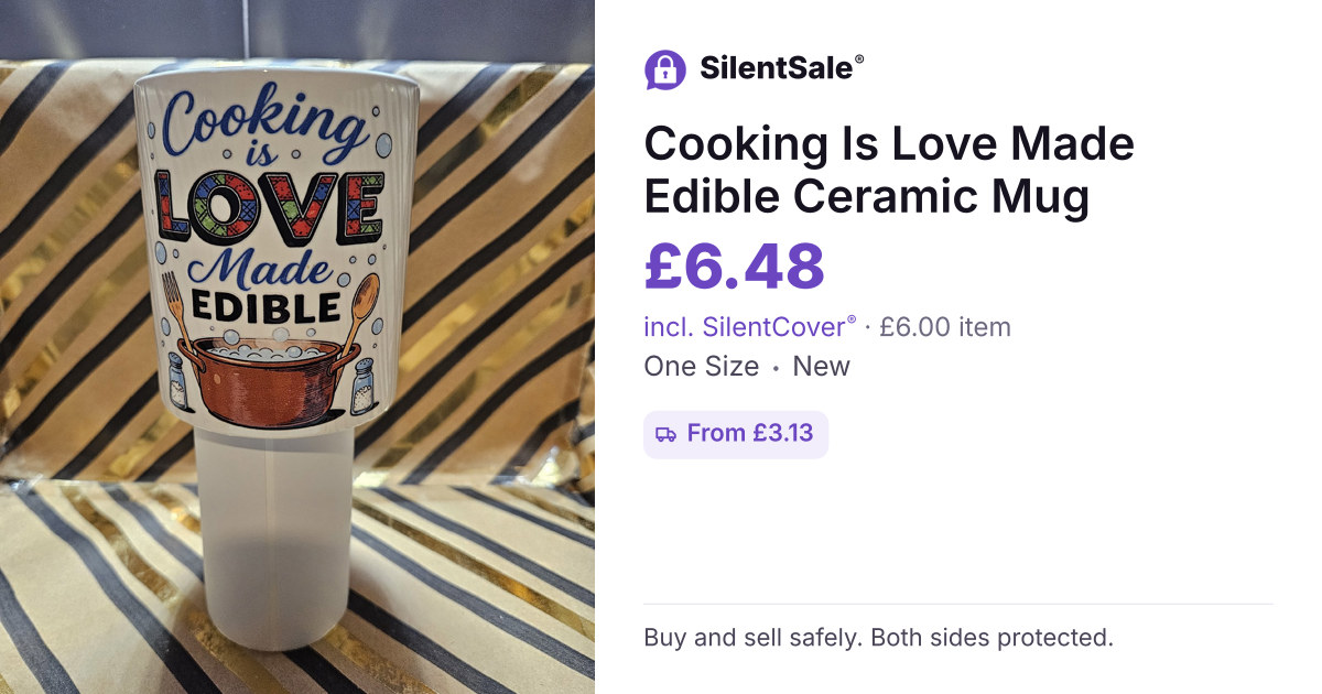 Cooking Is Love Made Edible Ceramic Mug
