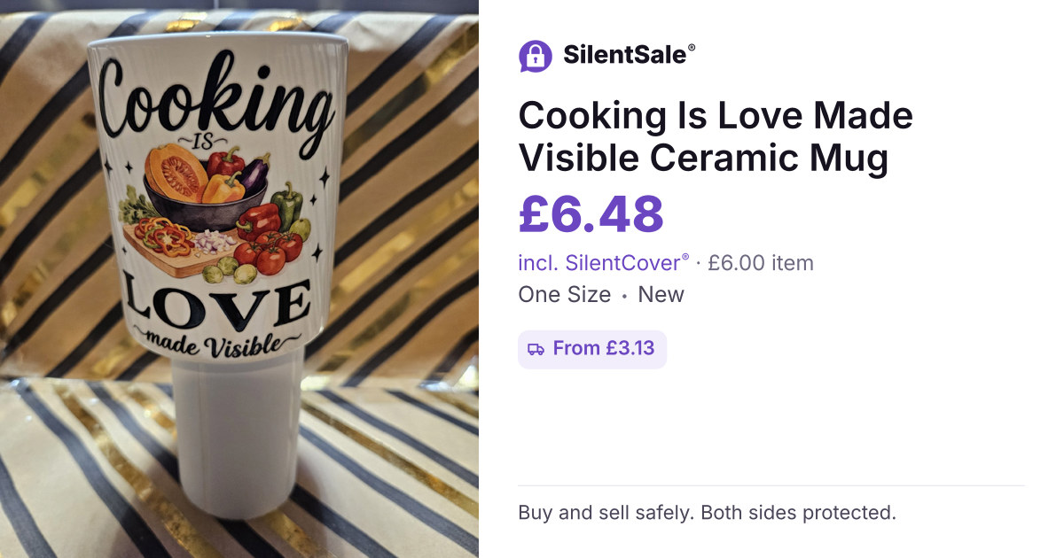Cooking Is Love Made Visible Ceramic Mug