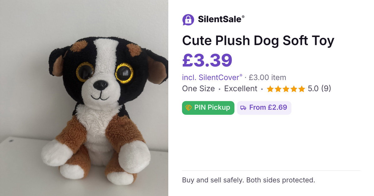 Cute Plush Dog Soft Toy