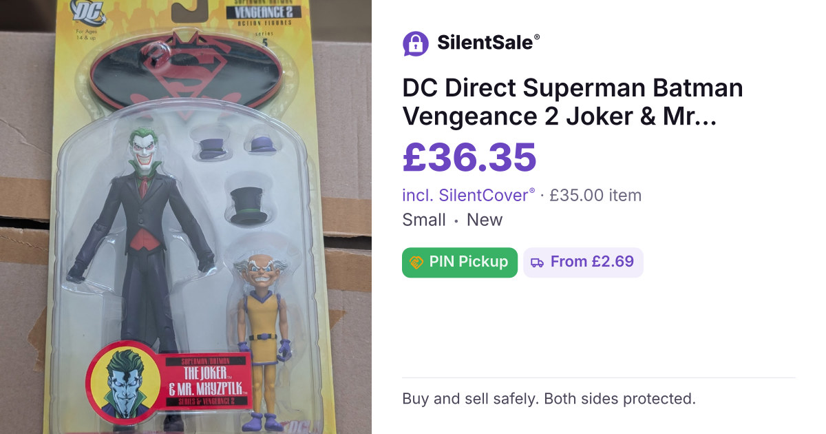 DC Direct Superman Batman Vengeance 2 Joker & Mr Mxyzptlk Action Figures