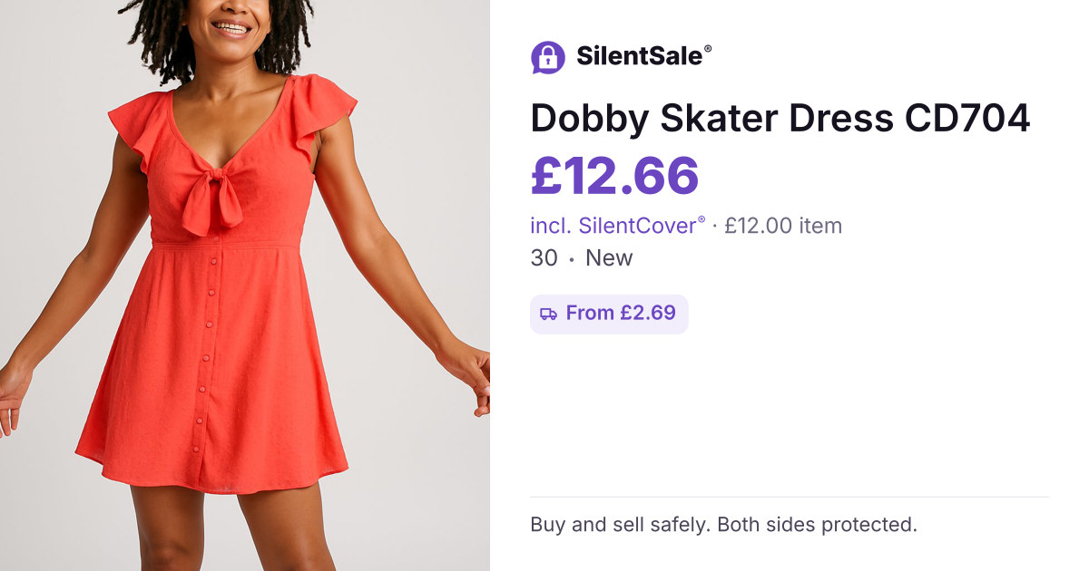 Dobby Skater Dress CD704