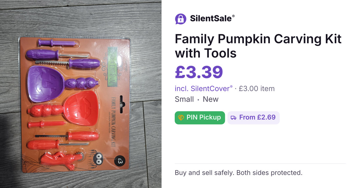 Family Pumpkin Carving Kit with Tools