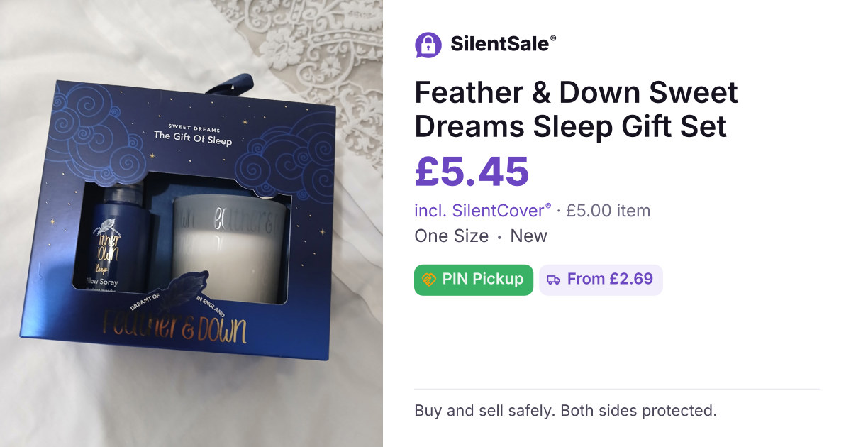 Feather & Down Sweet Dreams Sleep Gift Set