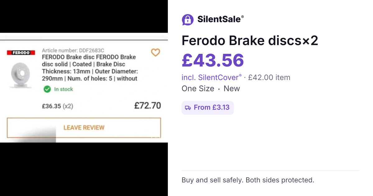 Ferodo Brake discs×2