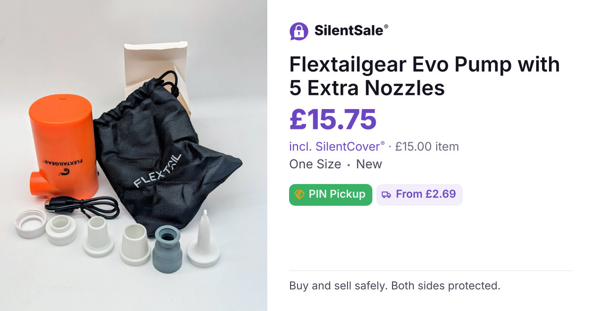 Flextailgear Evo Pump with 5 Extra Nozzles