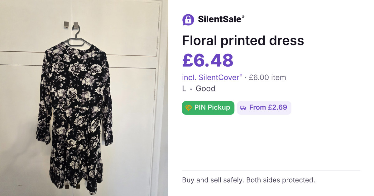 Floral printed dress