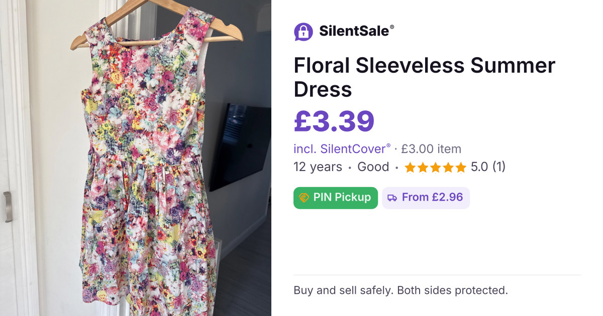 Floral Sleeveless Summer Dress