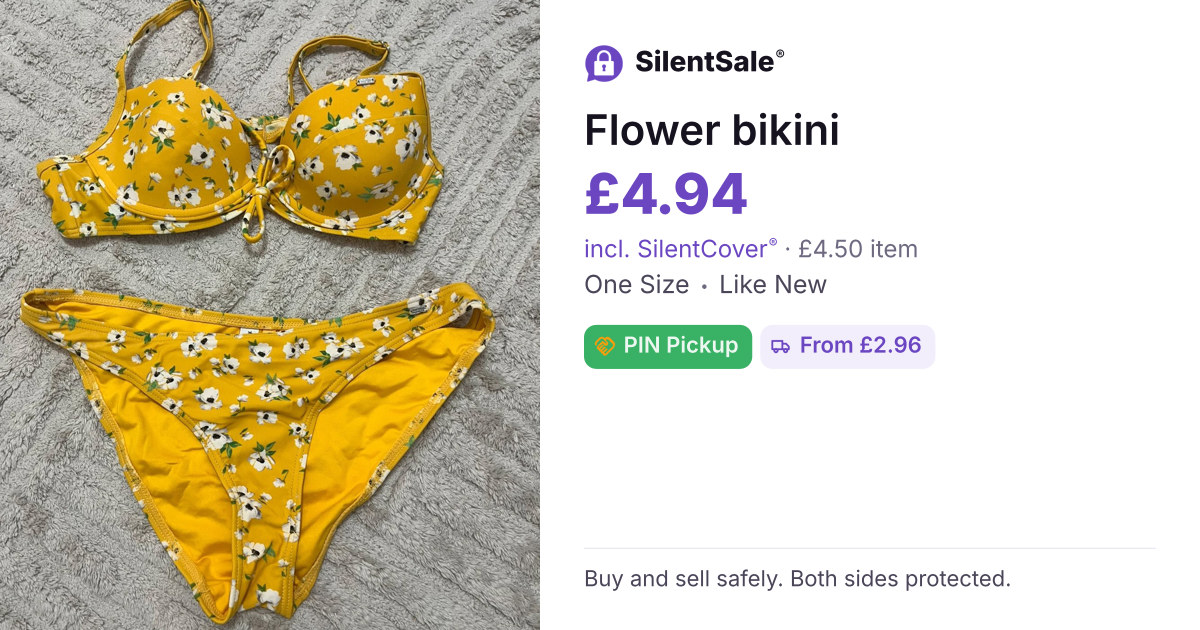 Flower bikini