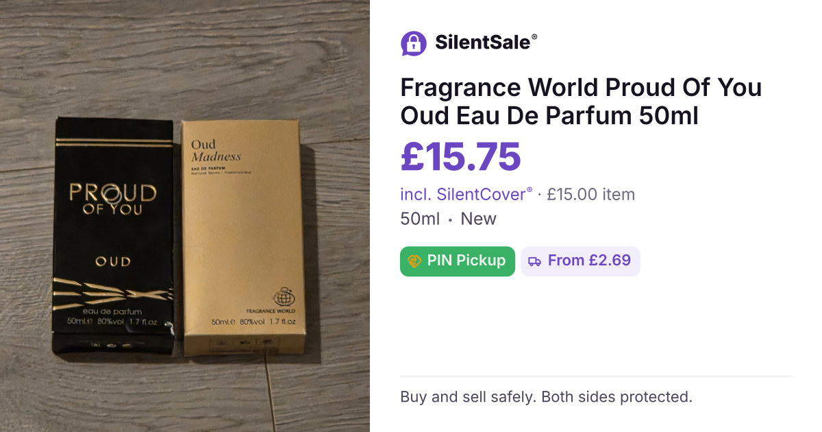 Fragrance World Proud Of You Oud Eau De Parfum 50ml