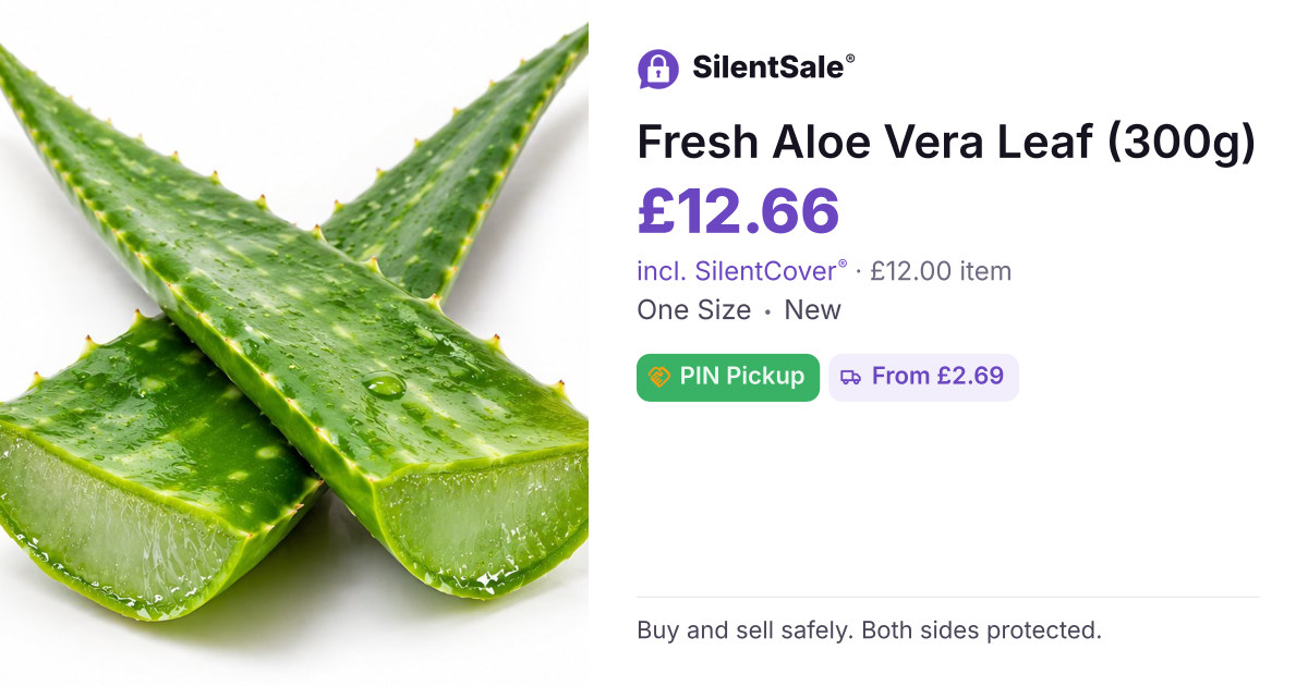 Fresh Aloe Vera Leaf (300g)