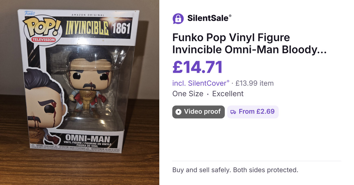 Funko Pop Vinyl Figure Invincible Omni-Man Bloody #1861