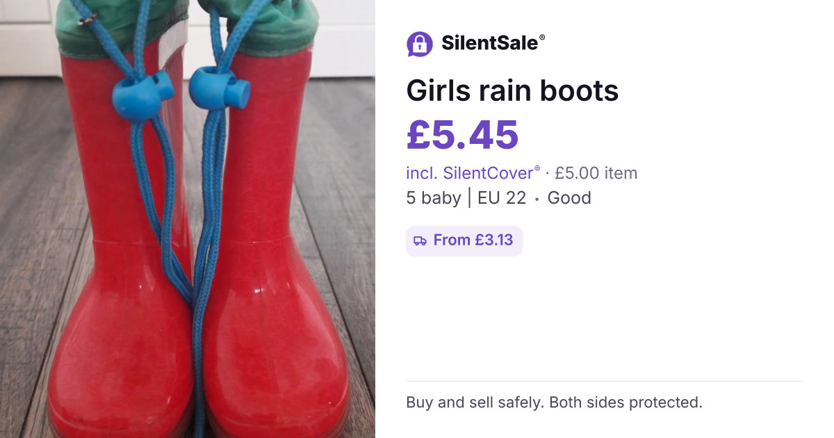Girls rain boots