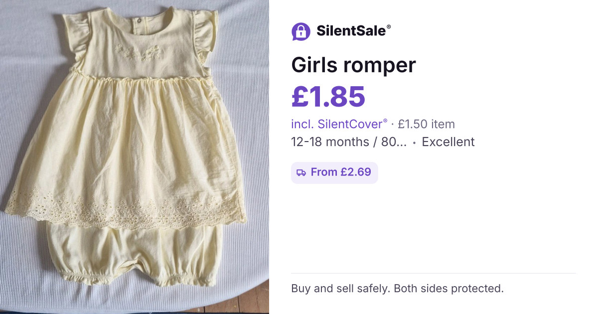 Girls romper