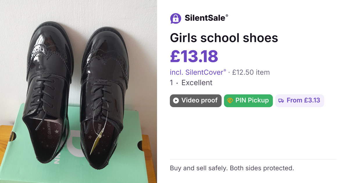 Girls school shoes