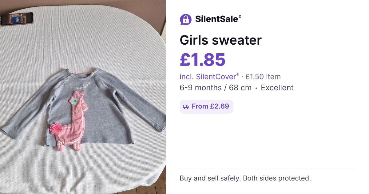Girls sweater