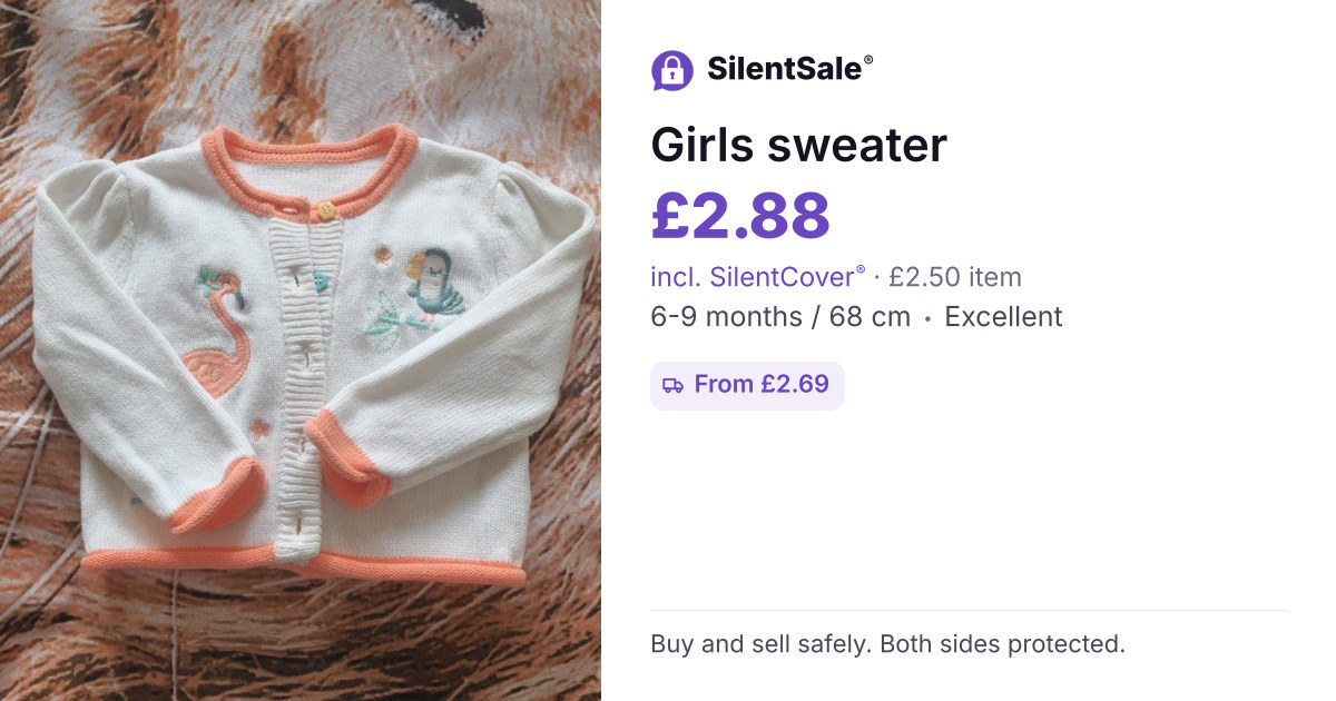 Girls sweater