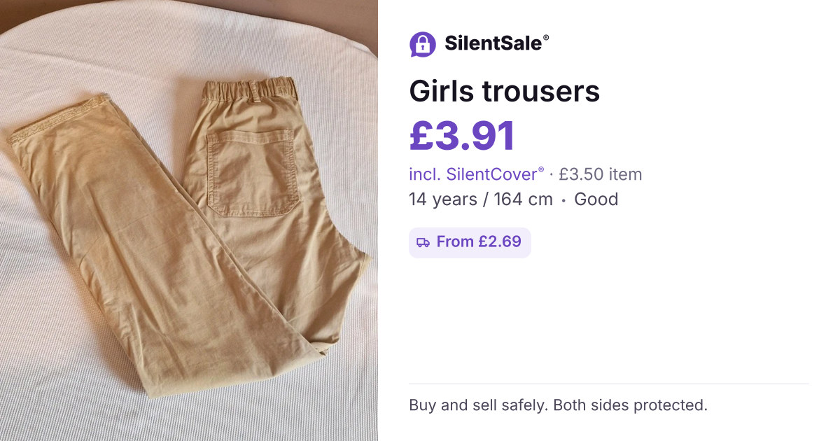 Girls trousers