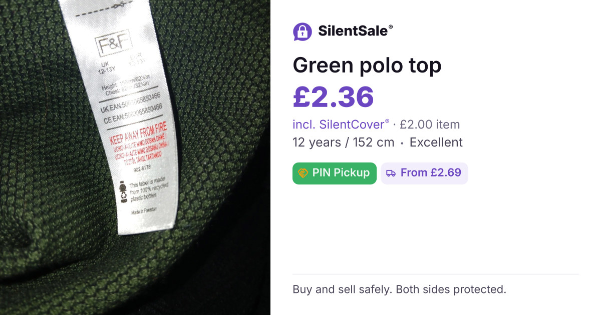 Green polo top